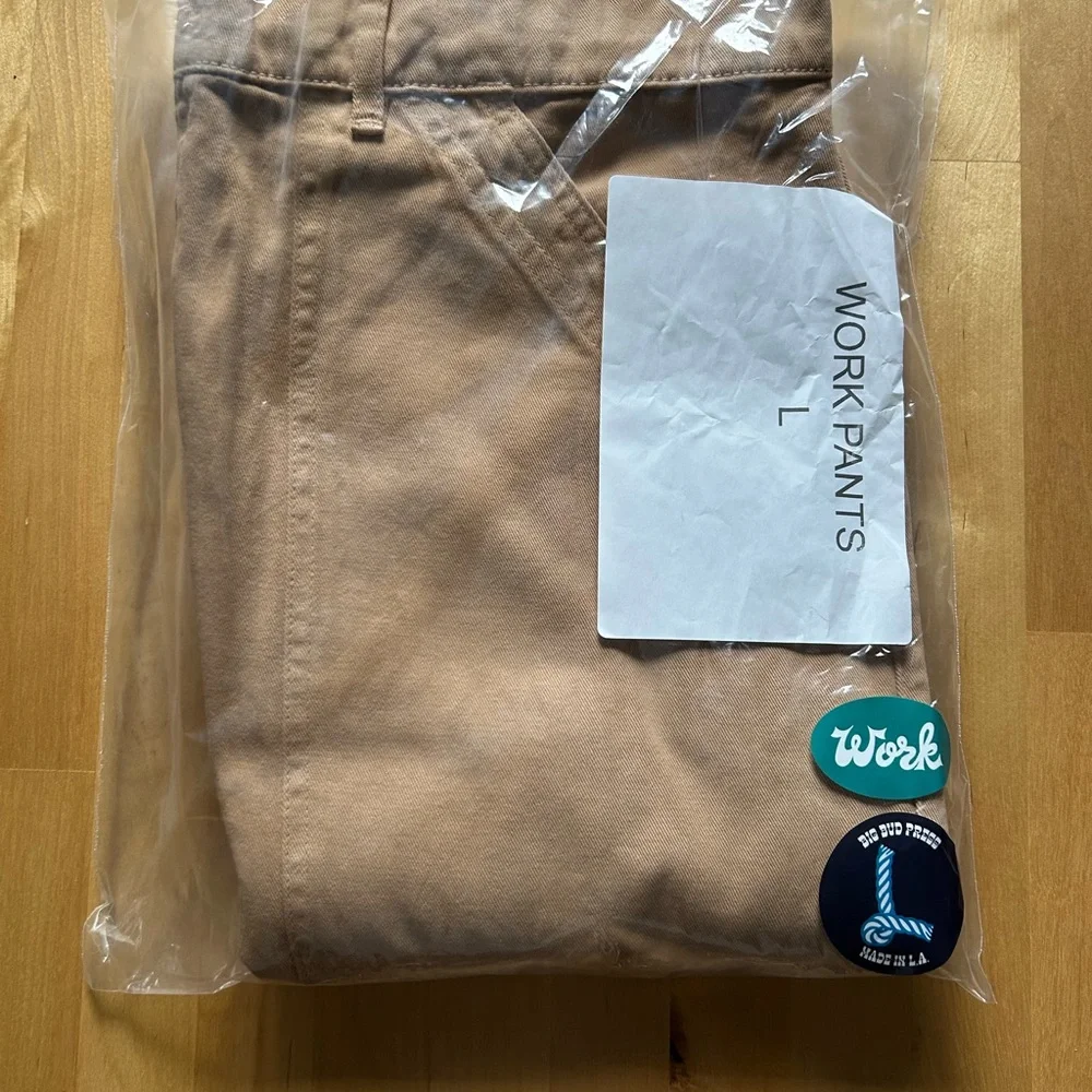 Big Bud Press Tan Work Pants - Picture 2 of 3